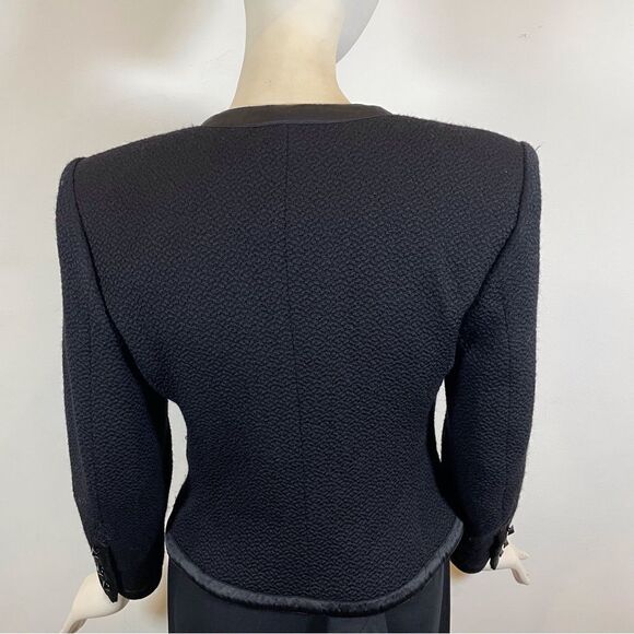 Guy Laroche 80s Wool Cropped Jacket - Picture 4 of 11